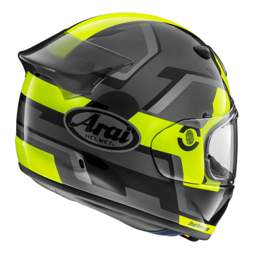 QUANTIC Face Fluor Yellow Vollvisierhelm-AR177-0177-04