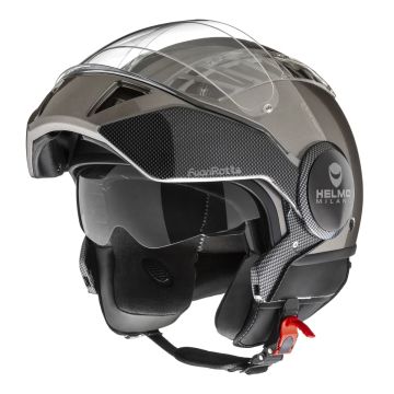 FUORIROTTA Klapp-Jethelm mit Sonnenvisier-HEHELFR19GRXL