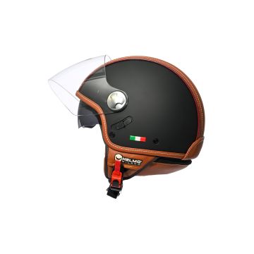 PELLEDURA PREMIUM Jethelm mit Ledereinsätzen-HEHELPEP19NO2VS