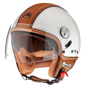 PELLEDURA PREMIUM Jethelm mit Ledereinsätzen-HEHELPEP20BIL